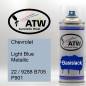 Preview: Chevrolet, Light Blue Metallic, 22 / 9288 B705 P901: 400ml Sprühdose, von ATW Autoteile West.